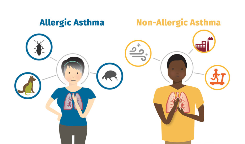 allergic asthma and non allergic asthma