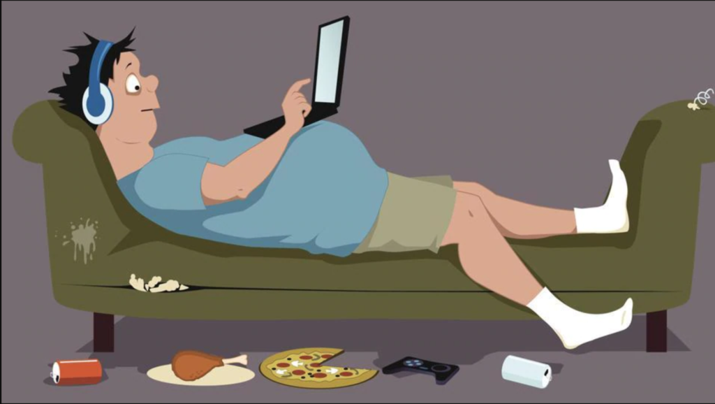 sedentary lifestyle - causes of high cholesterol